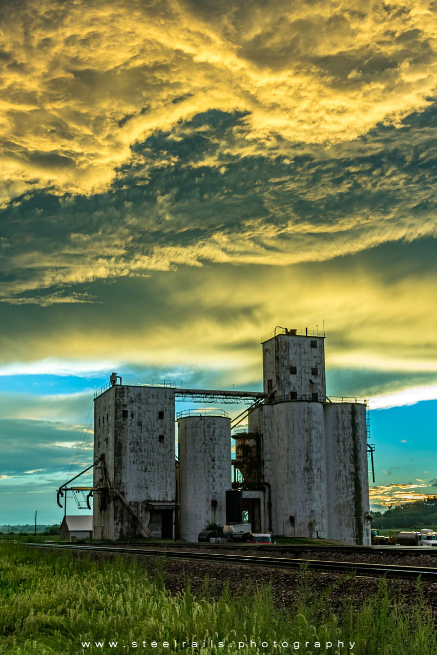 Sunsets and a storm rolls through
