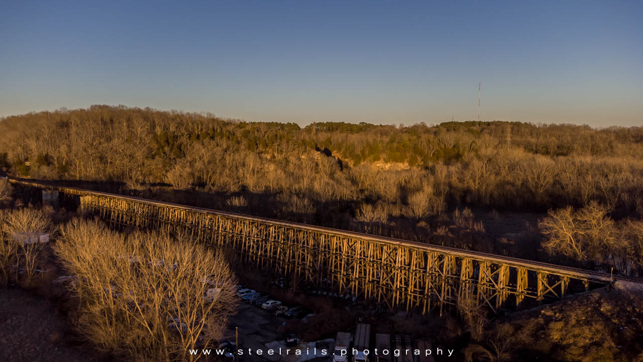 RJ Corman Red River Trestle