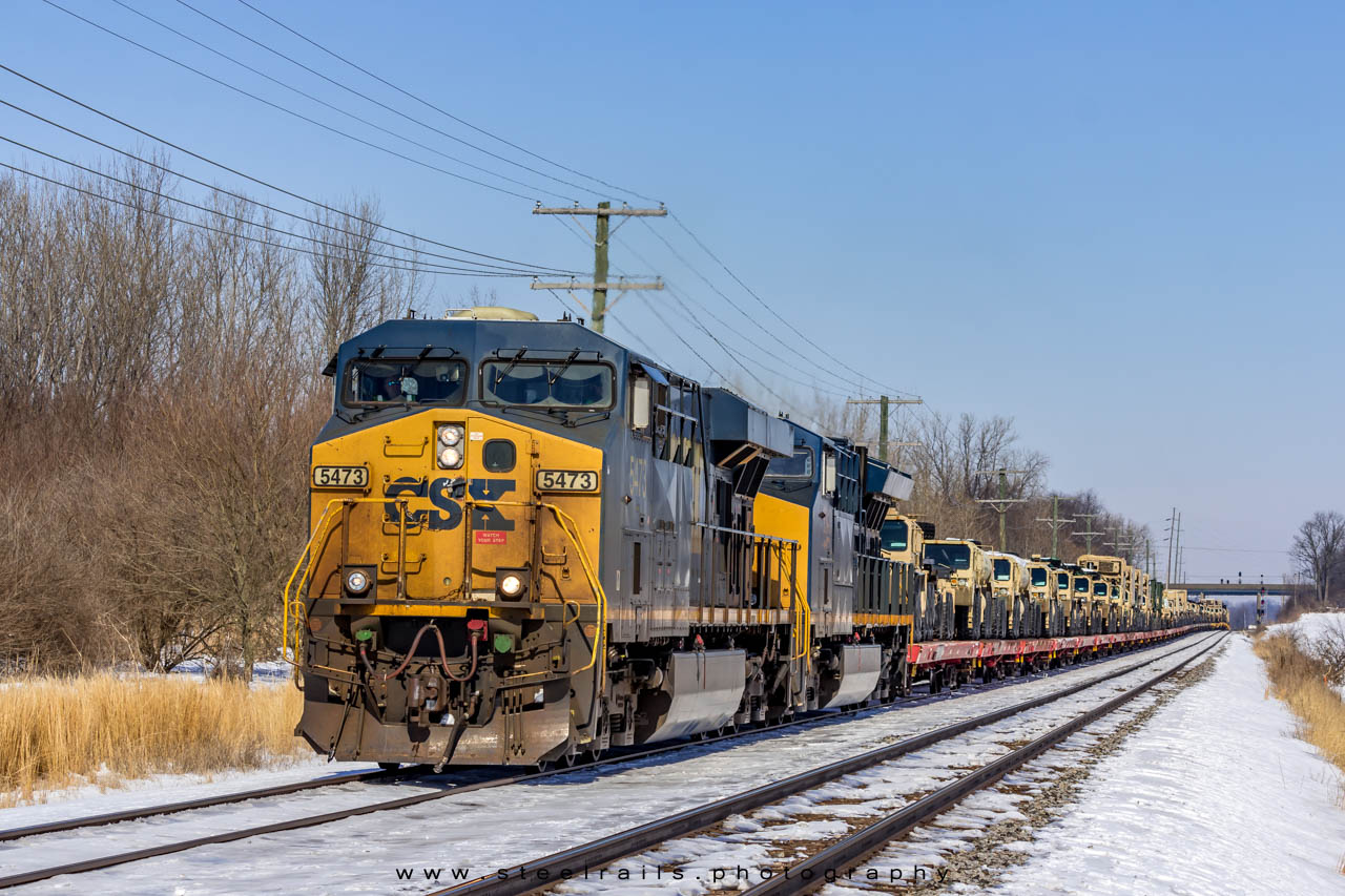 CSXT 5473 GE ES44DC