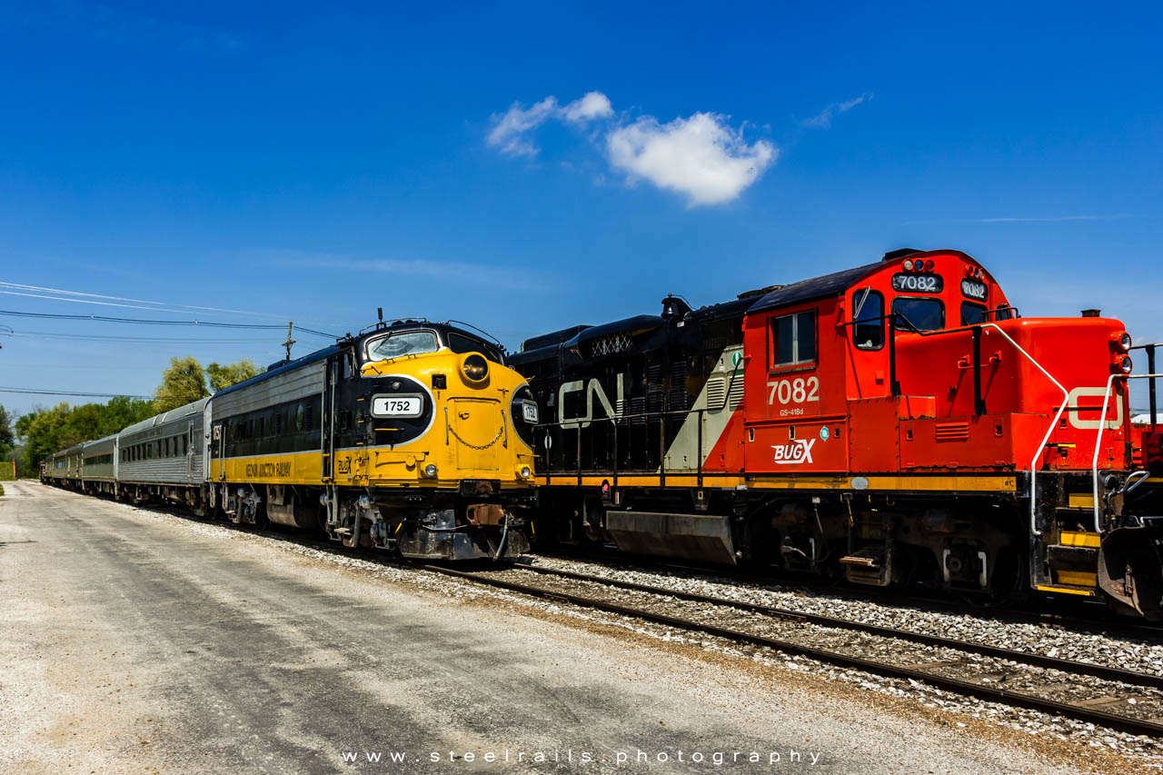 Ohio River Scenic Railway BUGX 1752 EMD FP9A