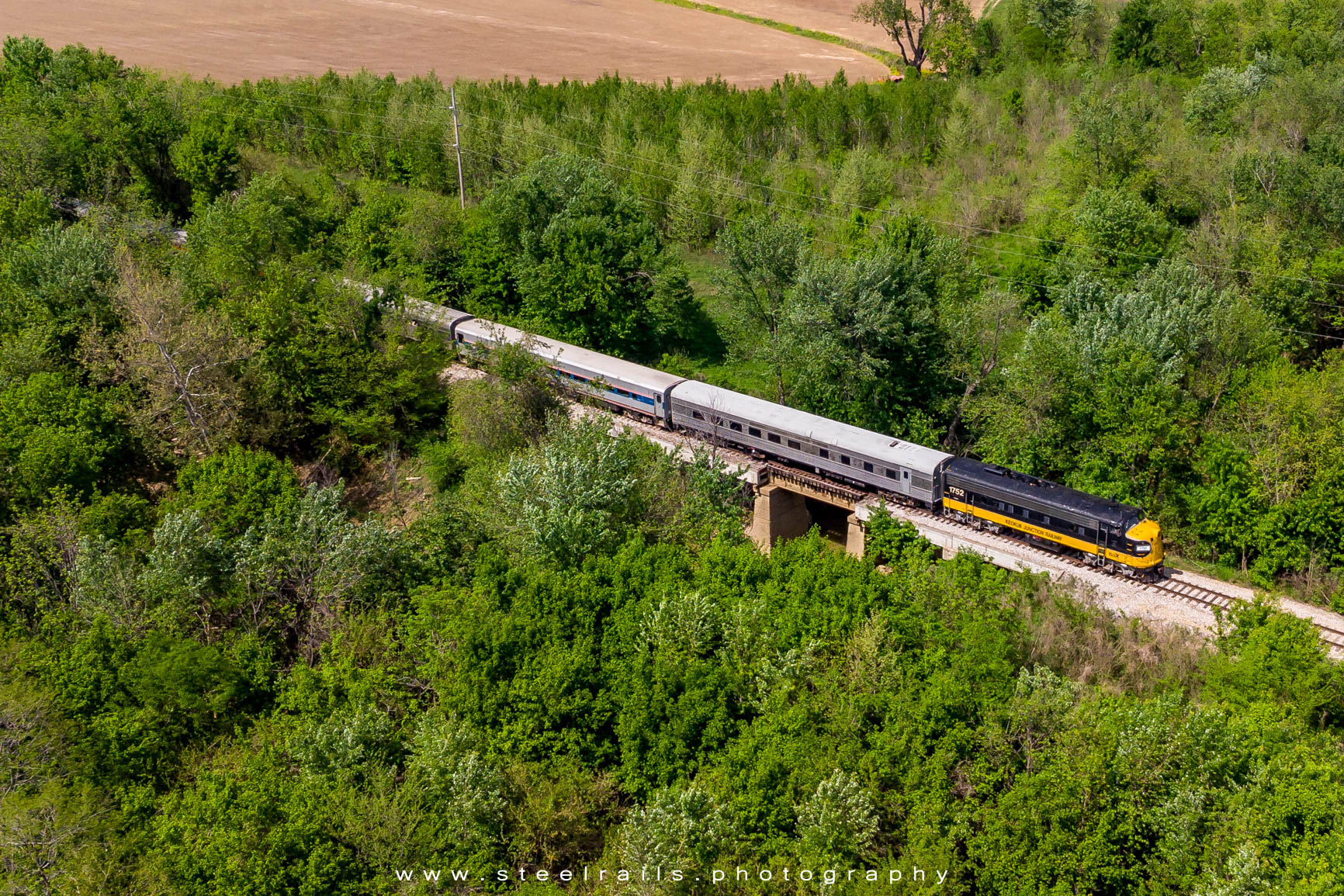 Ohio River Scenic Railway, BUGX 1752 EMD FP9A