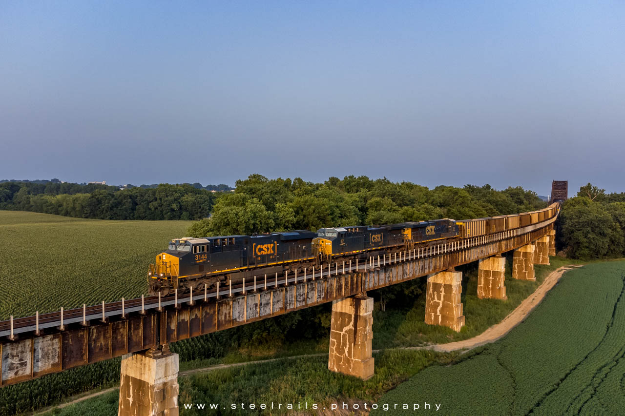CSXT 3144 GE ES44AC-H