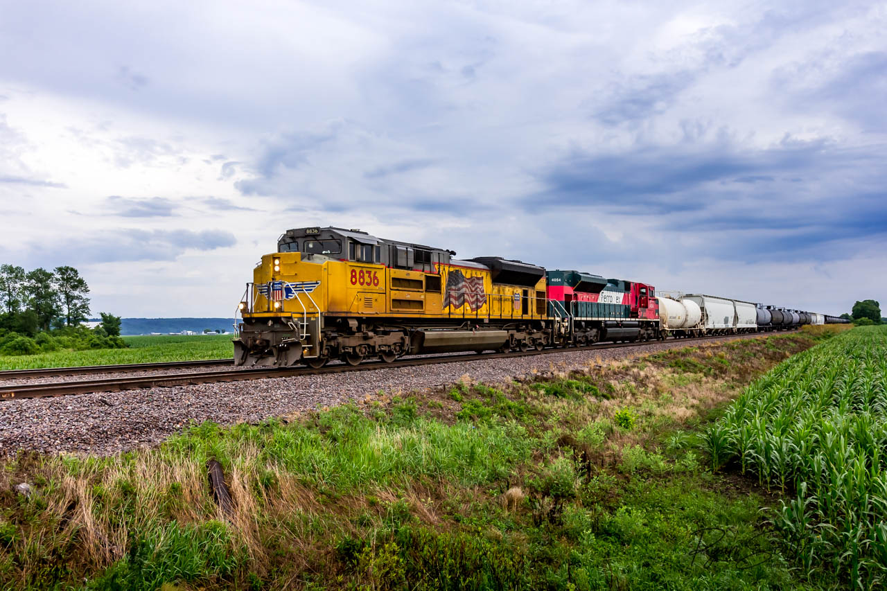 UP 8836 EMD SD70AH