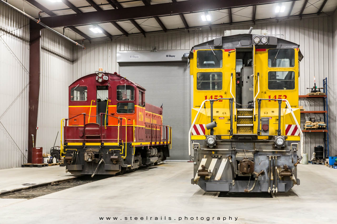 EFRR 2716 EMD SW1200 and EFRR 1452 EMD MP15N