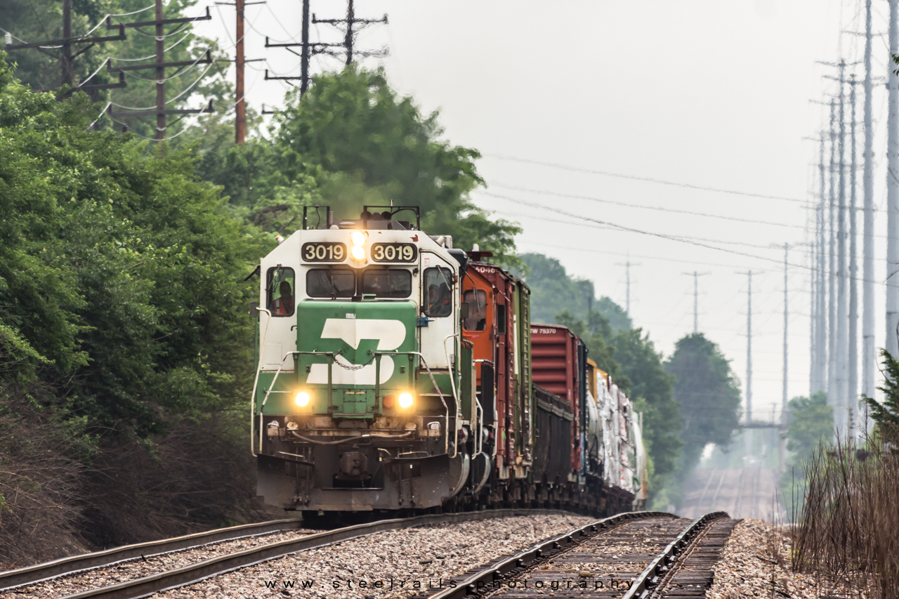 BNSF 3019 Rebuilt EMD GP40M